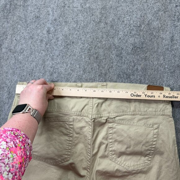 Peter Millar 5-Pocket Pants Men 38 x 28 Beige Khaki Stretch Soft Touch Pima - Picture 11 of 16